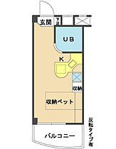 ラパルフェド立川 510 ｜ 東京都立川市錦町1丁目15-30（賃貸マンション1R・5階・19.50㎡） その2