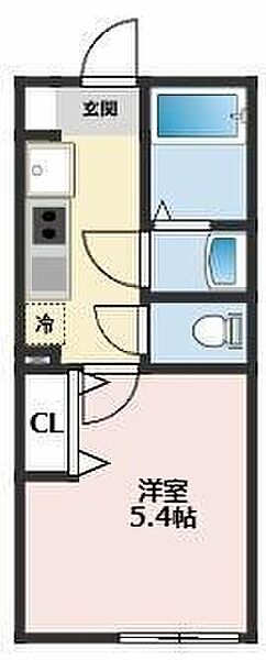 ヴィレセゾン長津田 103｜神奈川県横浜市緑区長津田2丁目(賃貸アパート1K・1階・20.02㎡)の写真 その2