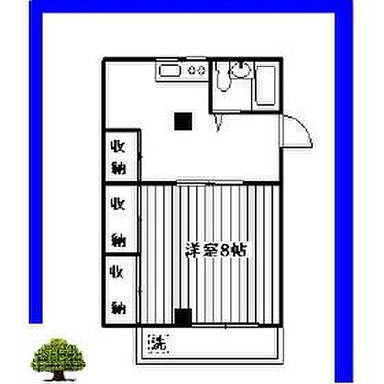 手島コーポ 301｜神奈川県相模原市南区旭町(賃貸マンション1DK・3階・26.21㎡)の写真 その2