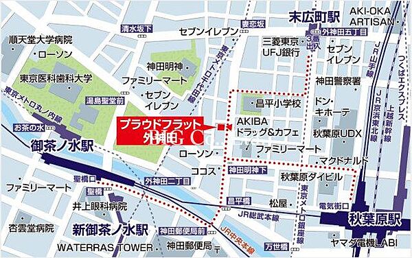 プラウドフラット外神田 ｜東京都千代田区外神田2丁目(賃貸マンション1R・2階・30.08㎡)の写真 その15