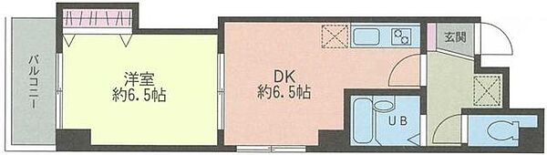 神奈川県横浜市神奈川区松本町1丁目(賃貸マンション1DK・4階・31.90㎡)の写真 その2