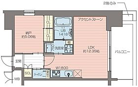 プレジオ阿波座9-15F 1406 ｜ 大阪府大阪市西区川口3丁目3-11（賃貸マンション1LDK・14階・41.58㎡） その2