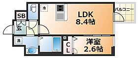 エスリード神戸三宮ヒルズ  ｜ 兵庫県神戸市中央区中山手通2丁目（賃貸マンション1LDK・4階・29.24㎡） その2