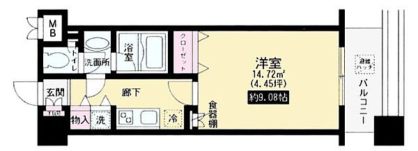 レジディア上野池之端 607｜東京都台東区池之端２丁目(賃貸マンション1K・6階・30.25㎡)の写真 その2