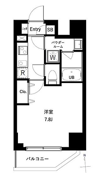 アーバンパーク綾瀬III 301｜東京都足立区綾瀬１丁目(賃貸マンション1K・3階・25.68㎡)の写真 その2