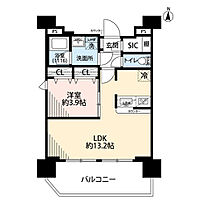 プレール・ドゥーク両国IV 1201 ｜ 東京都墨田区緑１丁目24-3（賃貸マンション1LDK・12階・40.76㎡） その2