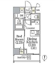 プライムガーデン上野御徒町 1002 ｜ 東京都台東区台東４丁目18-14（賃貸マンション1DK・10階・26.50㎡） その2