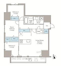 VISTA西早稲田（ビスタ西早稲田） 10階3LDKの間取り