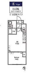 GRANPASEO中野IV 1LDKの間取図画像
