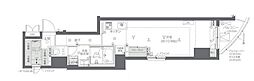ZOOM新宿夏目坂 ワンルームの間取図画像