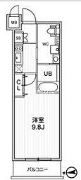 ALTERNA中野 1Kの間取図画像