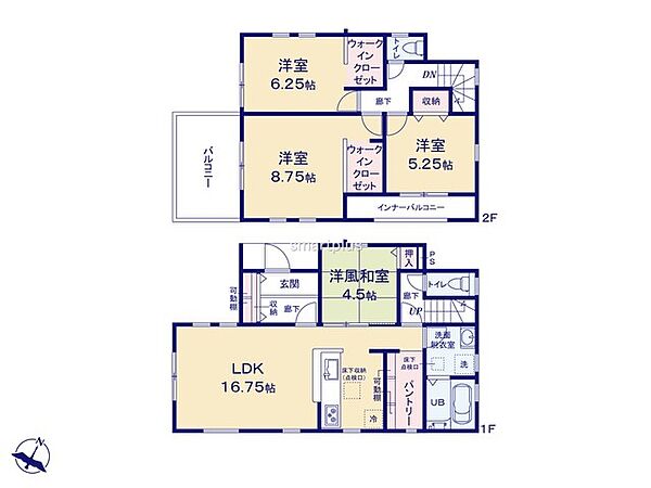 間取りを拡大表示
