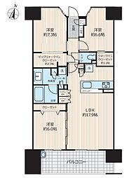 ヴェレーナシティ千葉ニュータウン中央アリーナ 3LDKの間取図画像