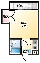 セリバテールハイツ  ｜ 大阪府松原市阿保5丁目（賃貸マンション1K・2階・20.00㎡） その2