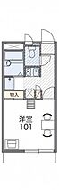 レオパレスヴァンベールII 106 ｜ 大阪府羽曳野市野497-1（賃貸アパート1K・1階・20.28㎡） その2