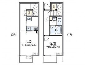 レオパレスステイシャイニィ岡 106 ｜ 大阪府松原市岡3丁目11-25（賃貸アパート1LDK・1階・40.17㎡） その2