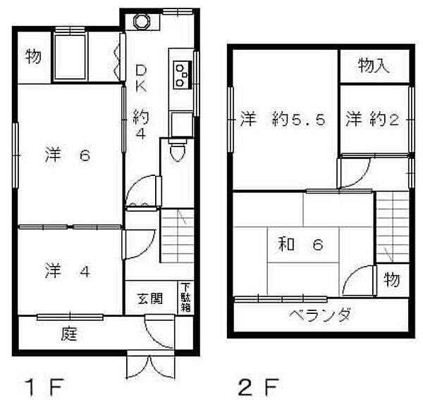 島泉5丁目貸家 ｜大阪府羽曳野市島泉5丁目(賃貸一戸建5DK・1階・63.69㎡)の写真 その1