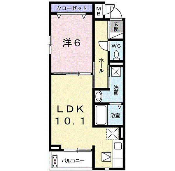 ａｖｅｎｉｒ新金岡 103｜大阪府堺市北区新金岡町5丁(賃貸アパート1LDK・1階・41.12㎡)の写真 その2