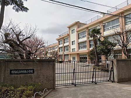 小学校 630m 練馬区立中村西小学校