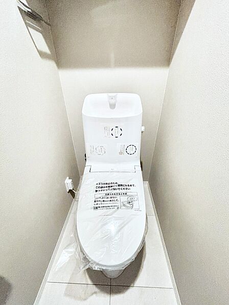 トイレは温水洗浄機能付き  