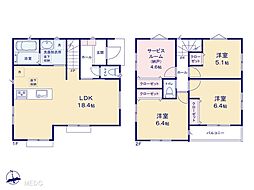 杉並区宮前1丁目　新築一戸建て　全2棟