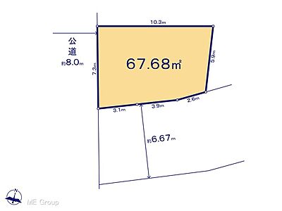 区画図：図面と異なる場合は現況を優先