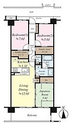 間取図画像 3LDK