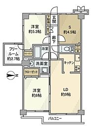 間取図画像 2SLDK