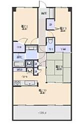 フォルスコート希望ケ丘 3LDKの間取図画像