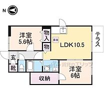 パレ　エトワール 101 ｜ 滋賀県長浜市神照町（賃貸アパート2LDK・1階・54.86㎡） その2