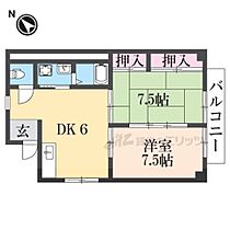 あきらビル 2-A ｜ 滋賀県彦根市蓮台寺町（賃貸マンション2DK・2階・58.65㎡） その2