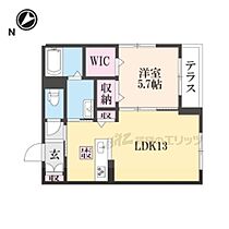 ラ　カーサ　フェリーチェ 101 ｜ 滋賀県彦根市野瀬町（賃貸マンション1LDK・1階・46.78㎡） その2