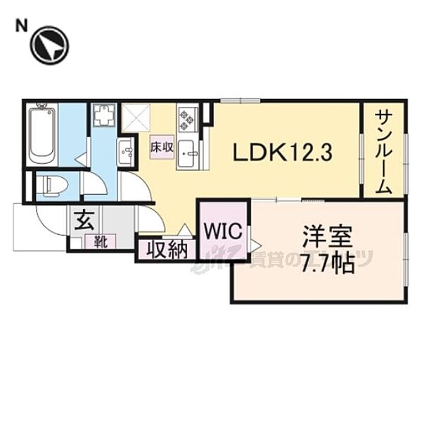 ウエスト・サイド・ヴィラ 101｜滋賀県高島市城山台２丁目(賃貸アパート1LDK・1階・50.14㎡)の写真 その2