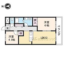 滋賀県東近江市市子殿町（賃貸アパート2LDK・2階・49.50㎡） その2