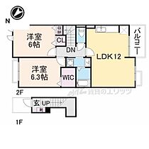 グランビュー地蔵 204 ｜ 滋賀県彦根市地蔵町（賃貸アパート2LDK・2階・57.76㎡） その2