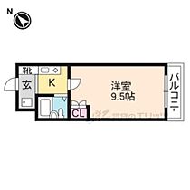 サンレジデンス玉川 1204 ｜ 滋賀県草津市野路９丁目（賃貸マンション1K・2階・23.09㎡） その2