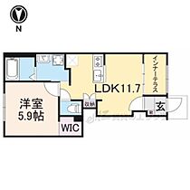 滋賀県長浜市神照町（賃貸アパート1LDK・1階・43.24㎡） その2