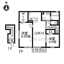 滋賀県大津市穴太３丁目（賃貸アパート2LDK・2階・62.80㎡） その2