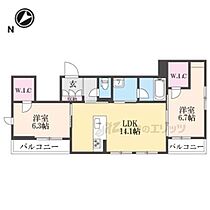 滋賀県守山市勝部２丁目（賃貸マンション1LDK・3階・62.64㎡） その2