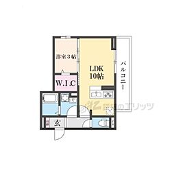 the Earth.01 1LDKの間取図画像