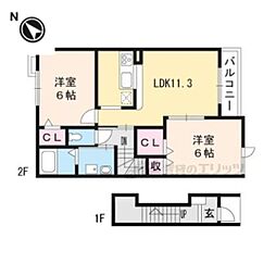 草津線 手原駅 徒歩24分