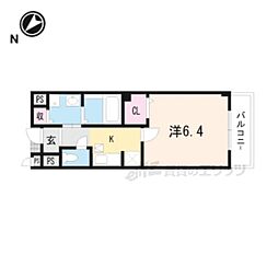SCRAMBLEOASIS 1Kの間取図画像