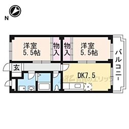 ステイツ・アルク 2DKの間取図画像