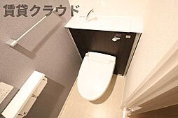 ゆったりとした空間のトイレです