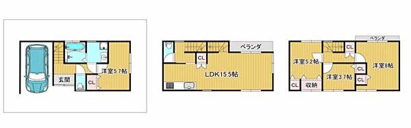 間取りを拡大表示