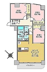 間取図画像 3LDK