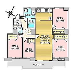 間取図画像 4LDK