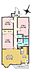 間取り：【間取り】　　3LDK　　　　　専有面積　　69.87m2　　　　　バルコニー面積　　5.00m2