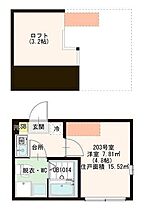 La Scena 203 ｜ 東京都板橋区三園１丁目49-34（賃貸アパート1R・2階・15.52㎡） その2