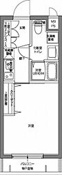 PatinaV代々木上原 1Kの間取図画像